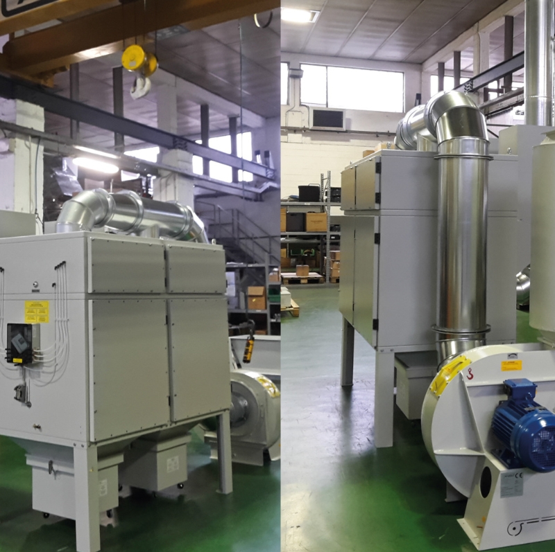 filtro a cartucce pulsatron compact atex hf group