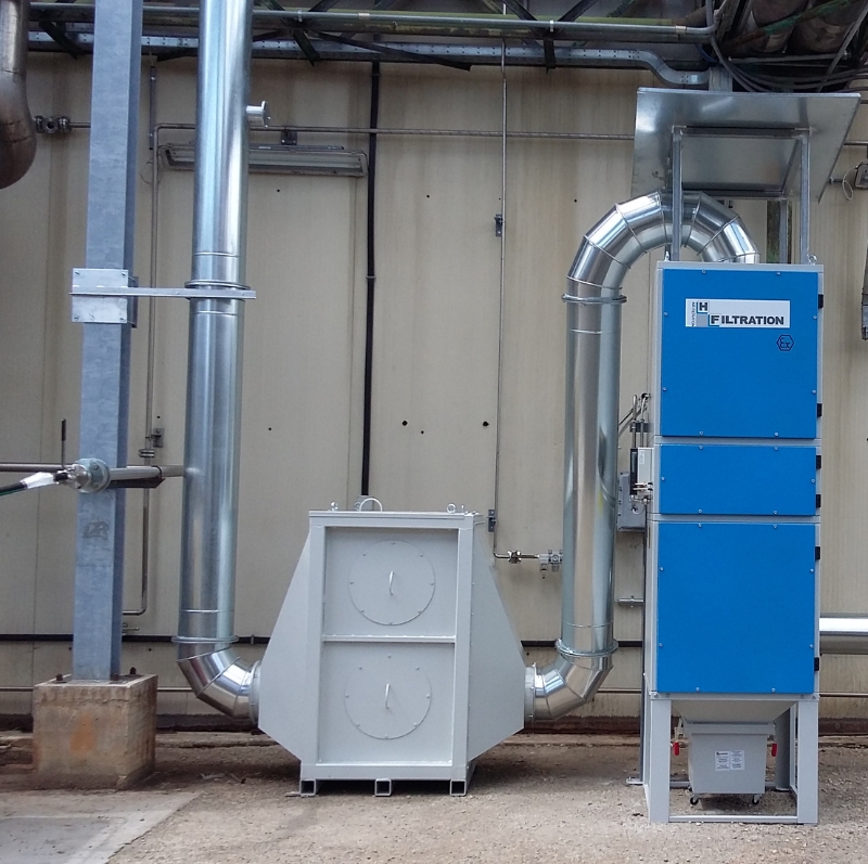 filtro a cartucce pulsatron compact atex hf group