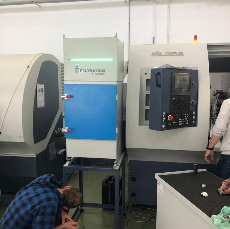 Filtr koalescencyjny MCOS do skutecznego usuwania mgieł olejowych w szczególnie wymagających warunkach pracy. filtr koalescencyjny do mgiel olejowych mcos hf group